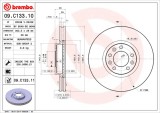 BREMBO 09.C133.11 PRIME LINE - UV Coated Disc frana