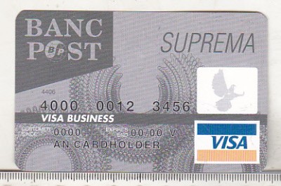 bnk cld Calendar de buzunar 1997 - Banc Post - Suprema foto