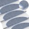 Gossi covorase scari autoadezive, 15 buc. albastru 65x21x4 cm, sisal