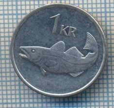 AX 300 MONEDA - ISLANDA - 1 KRONA -ANUL 1991 -STAREA CARE SE VEDE