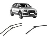 Cumpara ieftin Set 3 stergatoare AUDI Q5 (8RB) din 2008-2017, pentru parbriz si luneta fata si spate auto, Bosch Aerotwin-Aerotwin, din cauciuc siliconat rezistent,