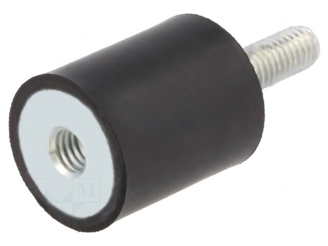 Atenuator Vibrații M8 30mm Gumă 20mm 1690N