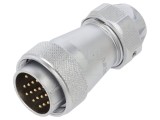 Conector circular tată 17 pini IP67 WF28, 10A, 0,5kV