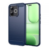 Husa pentru Honor 600 Lite, Techsuit, Carbon, Albastra