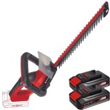 Einhell GC-CH 18/40 Li PXC + Twinpack CB - Masina de tuns gard viu 47.5 cm + Set 2 acumulatori Li-Ion 18 V 2.5 Ah
