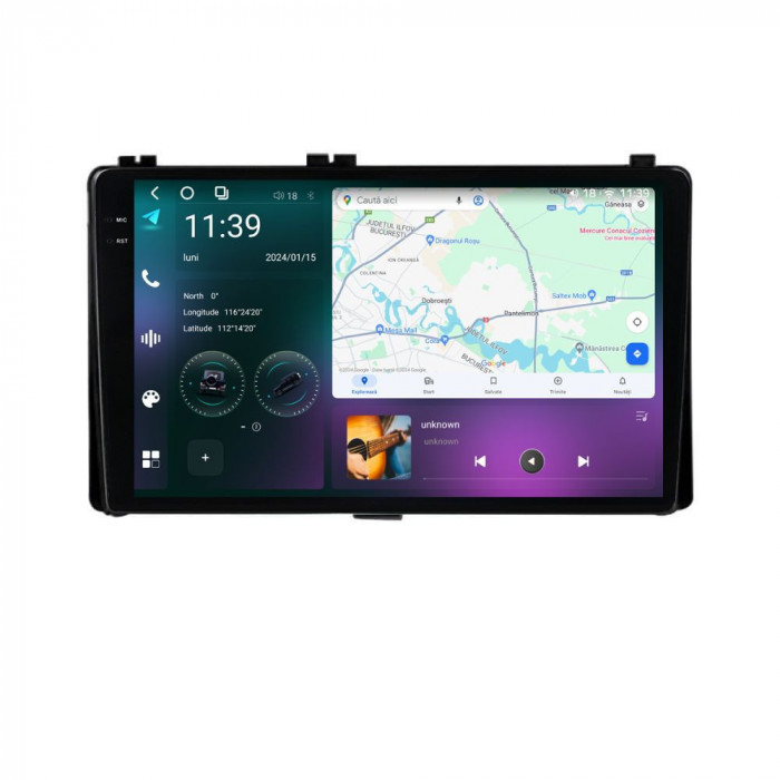 Navigatie dedicata cu Android Toyota Auris 2015 - 2019, 12GB RAM, Radio GPS