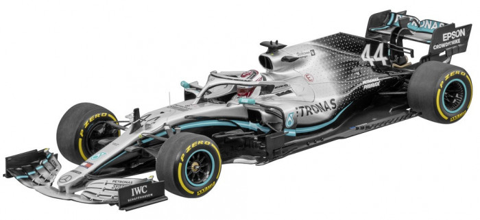 Macheta Oe Mercedes-Benz Amg Petronas Formula One Lewis Hamilton Sezonul 2019 1:18 Argintiu B66960567