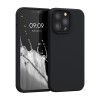 Husa pentru iPhone 13 Pro, Silicon, Negru, 55880.01, Kwmobile