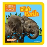 Carte pentru copii Ella's Bath de Peter Bently, Pui de elefant, Mama si Copil, Ilustratii vesele, Picture Book