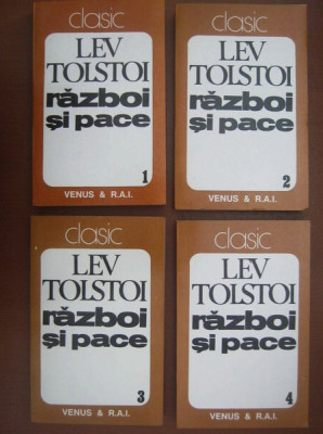 Lev Tolstoi - Razboi si pace ( 4 vol. ) foto