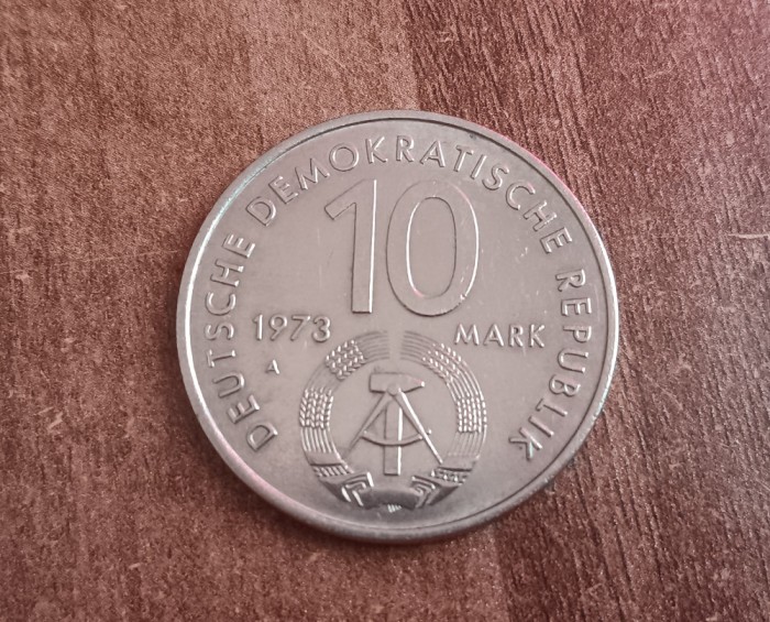 C50 - Moneda foarte veche - Germania Democrata DDR - 10 mark - 1973