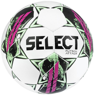 Mingi de fotbal Select Futsal Attack Ball FUTSAL ATTACK WHT-BLK alb foto