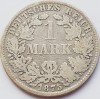663 Germania 1 Mark 1875 Wilhelm I (type 1 - large shield) - D - km 7 argint, Europa