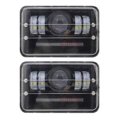 Set 2 x proiectoare auto lupa 240W/set LED, 14000 lumeni foto