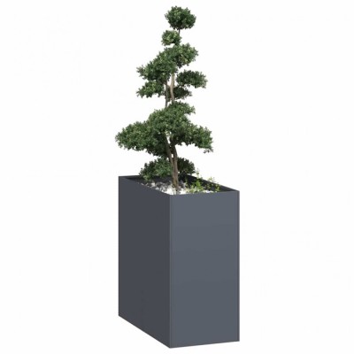 vidaXL Jardinieră Antracit 40x80x80 cm Oțel 860775 foto