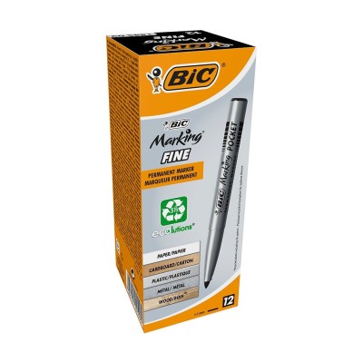 Marker permanent, BIC Marking Fine, negru foto