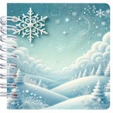 Cumpara ieftin Carnet patrat cu spira, 9.5x9.5 cm, 75 foi veline, coperta lucioasa, Soapta Stelelor