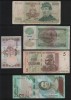 Set 5 bancnote de prin lume adunate (cele din imagini) #109, America Centrala si de Sud