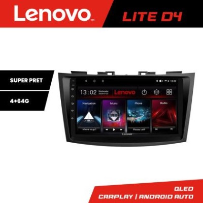 Navigatie Suzuki Swift 2010-2017 Lenovo Kit-179 4+64 GB Android Waze USB Navigatie Internet Youtube Radio CarStore Technology foto