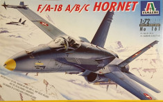 Macheta avion HORNET F/A-18 (1:72) - Neasamblat, kit complet foto