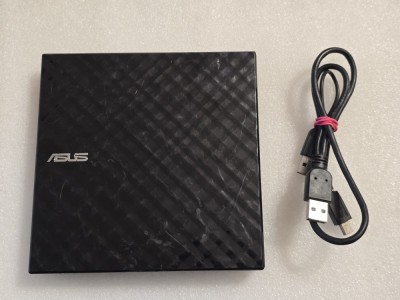 DVD writer extern ASUS SDRW-08D2S-U LITE, 8X, ultra-subtire, Windows si Mac OS foto