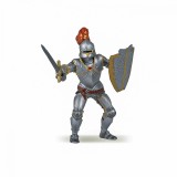 PAPO FIGURINA CAVALER IN ARMURA ROSIE, Personaje Medievale Fantastice