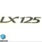 Emblema scris &bdquo;LX 125&rdquo; originala Vespa LX 4T AC 125cc - montaj lateral