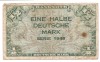 Germania &frac12; Deutsche Mark 1948 - U.S. Army Command, P-1 (2)