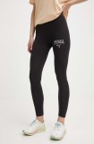 Puma colanti SQUAD femei, culoarea negru, cu imprimeu, 677900