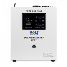 Volt Polska SINUS PRO 2000S Solar Panel Inverter Island Powered MPPT Solar Panel Charger 24/230V DC 230V (1400/2000W) Pure DC, 40A MPPT