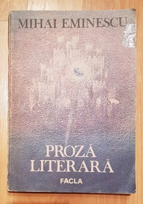 Proza literara de Mihai Eminescu foto