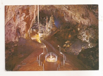 FA82 -Carte Postala- IUGOSLAVIA - Postojnska Jama, Grotte-caves, circulata 1977 foto
