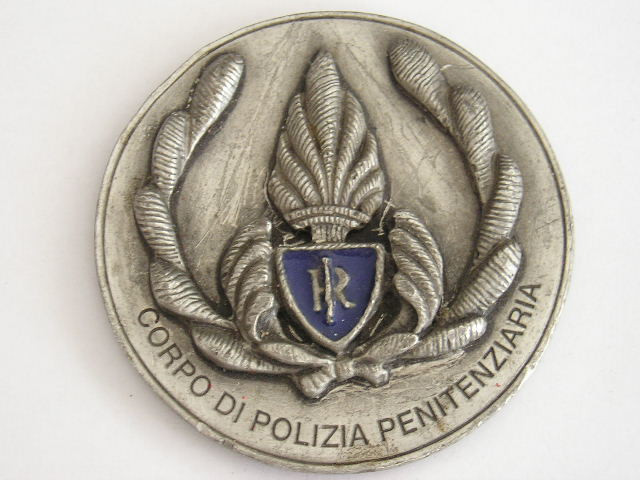QW1 6 - Medalie - tematica militara - Politia penitenciarelor - Italia
