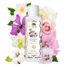 Parfum de rufe PILLOW COTTON cu arome de piper roz, trandafir, aldehide, violete, bujor, floare de portocal