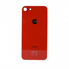 Capac Baterie Apple iPhone 8 Plus Rosu, cu gaura pentru camera mare
