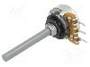 Potentiometru axial, plastic, 1k&Omega;, 0.25W, OMEG -