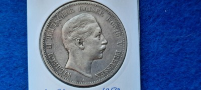 GERMANIA 5 MARK 1902 A PRUSIA WILHELM II foto