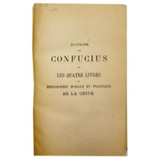 DoctrineLes quatre livres de philosophie morale et politique - Confucius