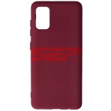 Husa Silicon Burgundy Samsung Galaxy A41, High Copy, Protectie Premium
