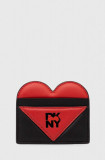 Dkny carcasa din piele HEART OF NY culoarea negru, R411ZF07