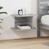 vidaXL Noptieră Gri Sonoma 40 x 30 x 25 cm Lemn compozit 891178