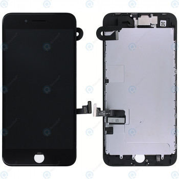 Modul display LCD + Digitizer cu piese mici grad A+ negru pentru iPhone 8 Plus foto