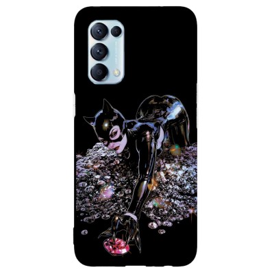 Husa compatibila cu Oppo A5 (2020) model Catwoman, Silicon, TPU, Viceversa foto