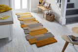 Cumpara ieftin Covor traversă Collage Galben Ochre/Natural 60X230 cm, Flair Rugs