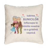 Perna Decorativa Canapea pentru Bunici 2, 40x40 cm, Cu fermoar