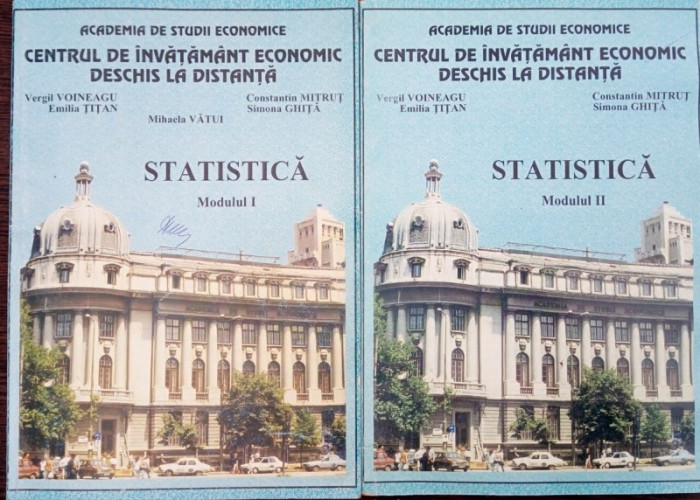 Statistica-Vergil Voineagu,Emilia Titian,Mihaela Vatui,Constantin Mitrut,Simona Ghita