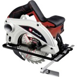 Fierastrau circular de mana Einhell TC-CS 1250, 1250 W, 5500 RPM, 55 mm adancime maxima taiere, 165 mm diametru disc