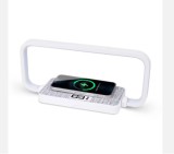 Incarcator fara fir multifunctional Pad Stand Ceas LED Lampa de birou