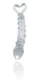 Dildo Hearty, Sticla Premium, 20 cm, Passion Labs, Glass Series