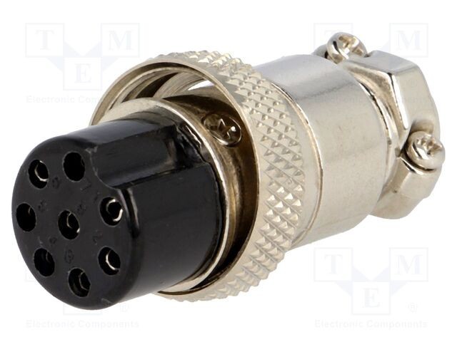 Conector CLIFF pentru microfoane mufa mamă PIN 8 cablu drept